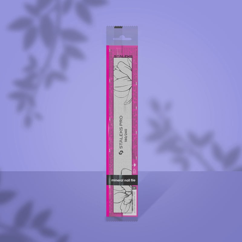 STALEKS EXPERT 20 Lima de uñas mineral recta, grano 180/240 (1 unidad)