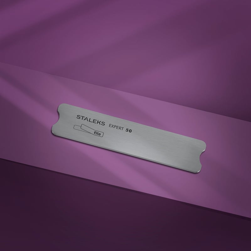STALEKS EXPERT 50 Short metal base for nail file (95 mm)