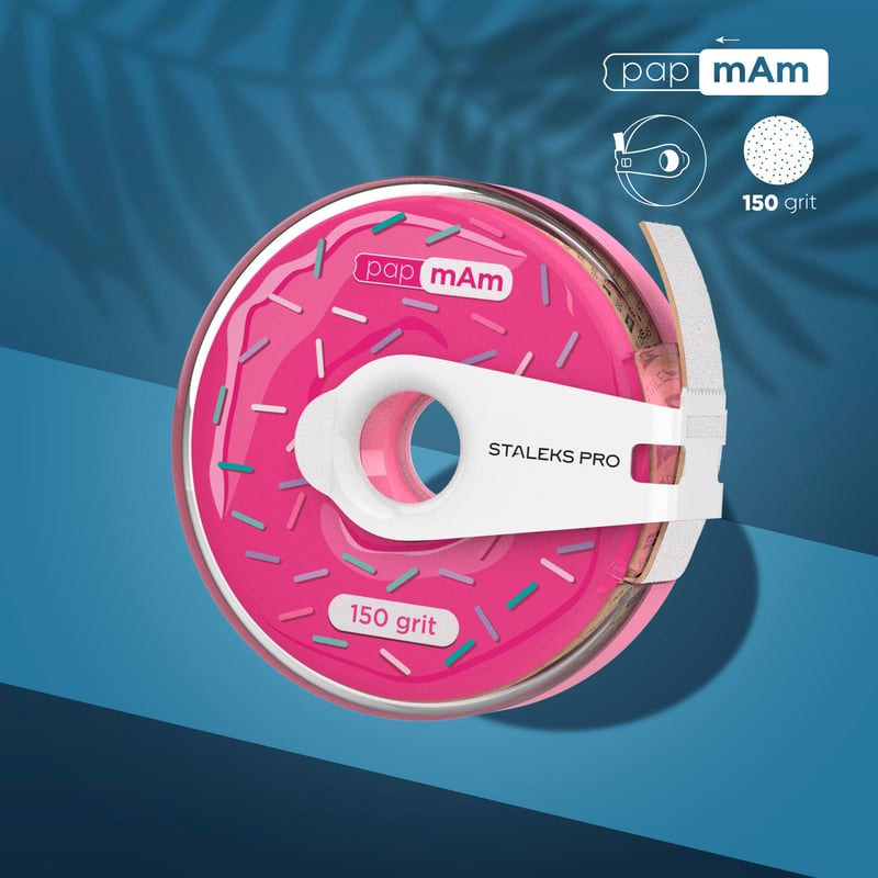 STALEKS  EXPERT Donut papmAm Файлы для прямой пилки, 150 грит