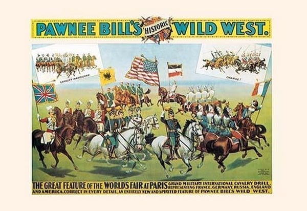 Buffalo Bill: Pawnee Bill and Paris - Art Print