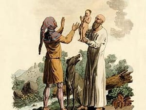 Costume of the Pagan Irish - Art Print