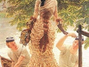 On the Thames by James Tissot - Art Print