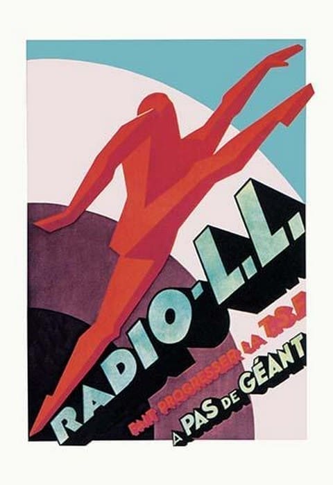 Radio - L.L.: Modern Running Man - Art Print