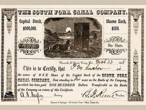 The South Fork Canal Company - Art Print