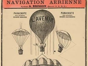 Broadside Announcement of a Balloon Ascension #4 - Art Print