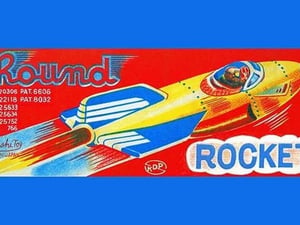 Round Rocket - Art Print