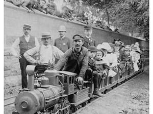Limited express' - railway in Central Park