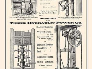 Tuerk Water Motor - Art Print