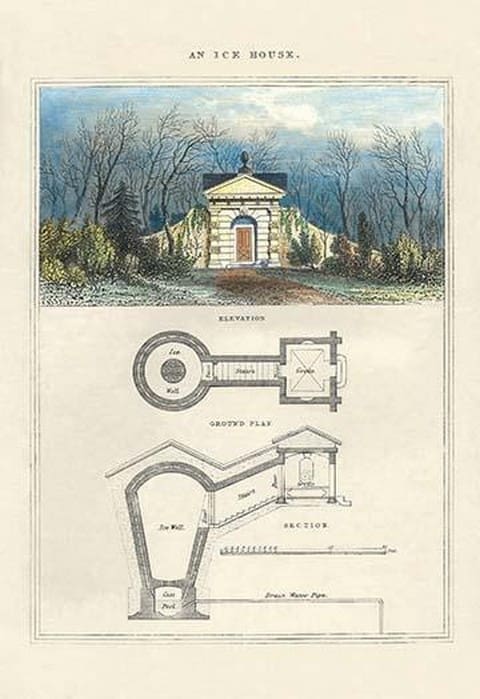 An Ice House by Richard Brown - Art Print