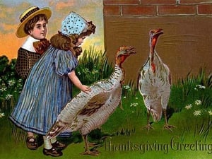 Thanksgiving Greetings #3 - Art Print