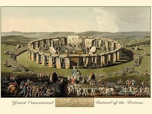 Grand Conventional Festival of the Britons - Art Print