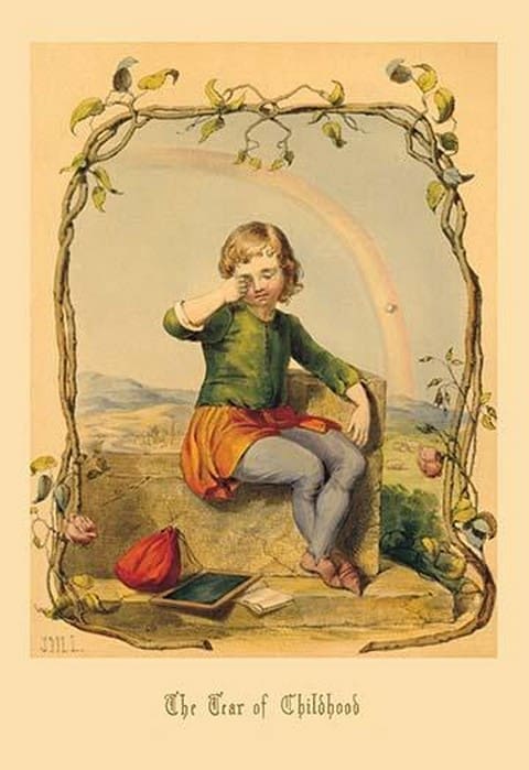 The Tear of Childhood by Jessie Macleod - Art Print