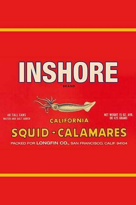 Inshore Brand Squid - Calamares by Paris Pierce #2 - Art Print
