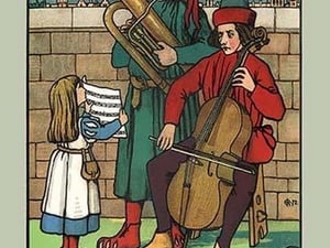 Wandering Musicians by J.E. Rogers - Art Print