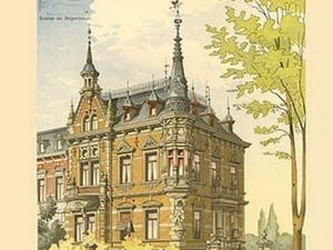 Apartment House - Crefeld - Germany by Anton Schlosser - Art Print