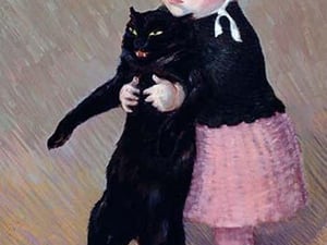 Cat by Theophile Alexandre Steinlen - Art Print
