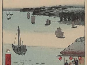 Kanagawa by Utagawa Hiroshige #2 - Art Print