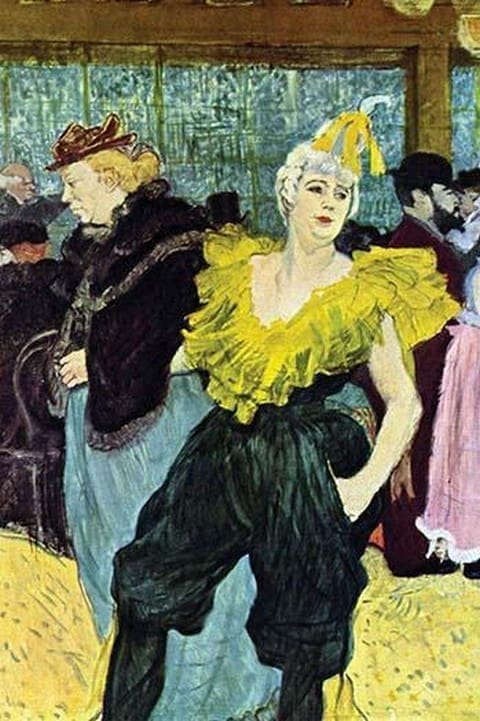 The Clown Cha-U-Kao by Henri de Toulouse-Lautrec - Art Print