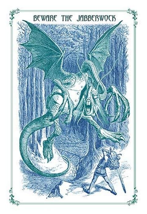 Through the Looking Glass: Beware the Jabberwock by John Tenniel - Art Print
