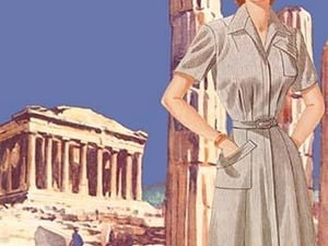 Athens 50's Fashion Tour I by Sara Pierce - Art Print