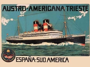 Austro-Americana Trieste Cruise Line - Art Print
