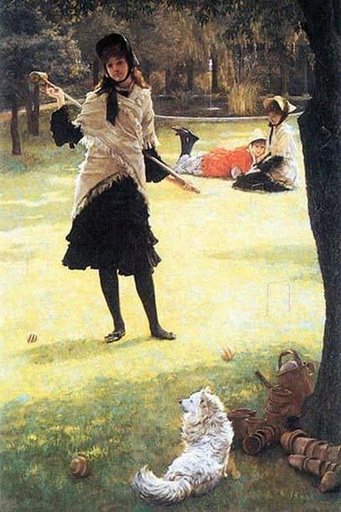 Cricket by James Tissot - Art Print