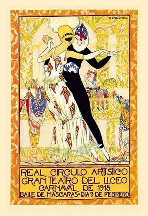Real Circulo Artistico by G. Carbonell - Art Print