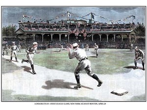 A Double Play - Art Print
