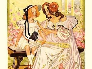 Dorothy and Ozma by John R. Neill - Art Print