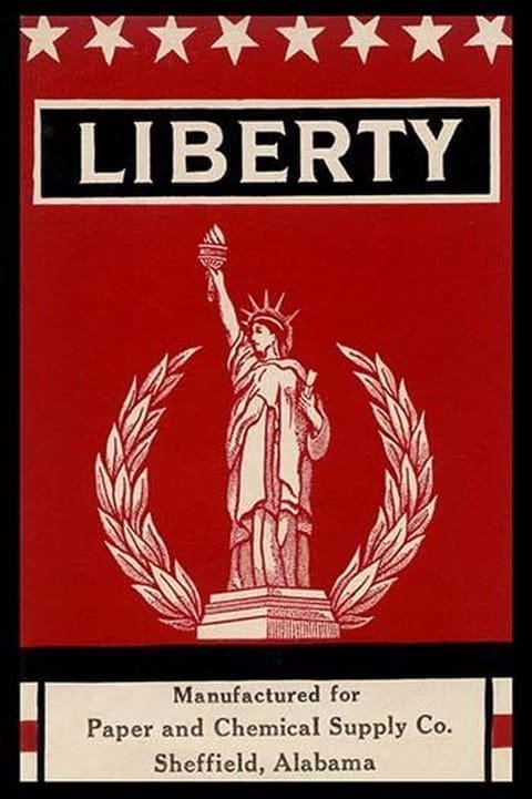 Liberty Boom Label - Art Print