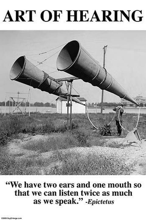 Art of Hearing by Wilbur Pierce - Art Print
