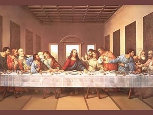 The Last Supper by Michaelangelo #2 - Art Print