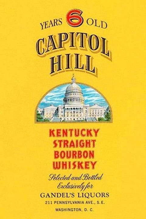 Capitol Hill Kentucky Straight Bourbon Whiskey - Art Print