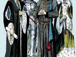 Henry VII and Barron of Suffolf by Richard Brown - Art Print