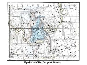 Ophiuchus the Serpent Bearer by Alexander Jamieson - Art Print