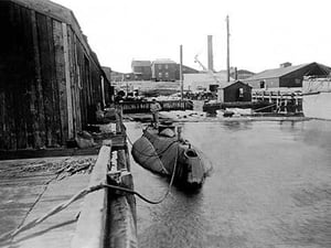 The Holland Submarine Torpedo Boat - Art Print