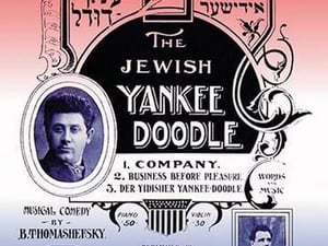 The Jewish Yankee Doodle by Louis Friedsell - Art Print