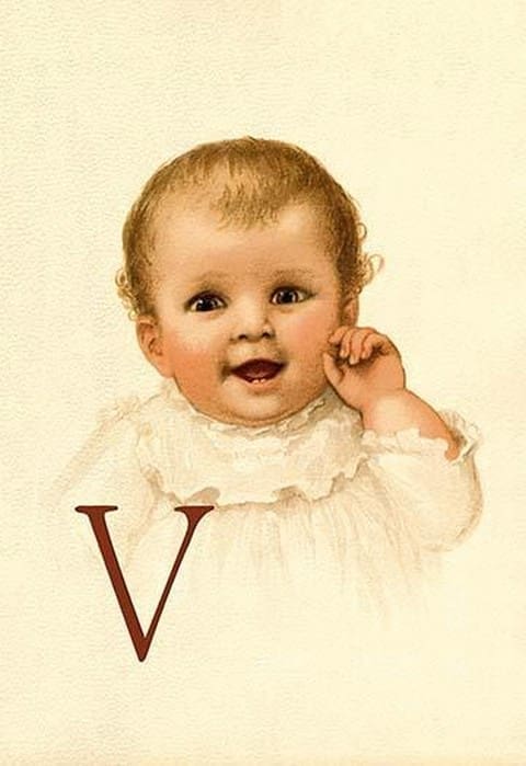 Baby Face V by Dorothy Waugh - Art Print