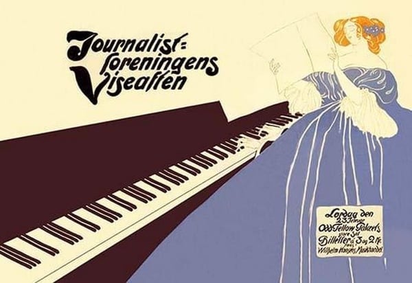 Journalist - Soreningens Viseaffen - Art Print