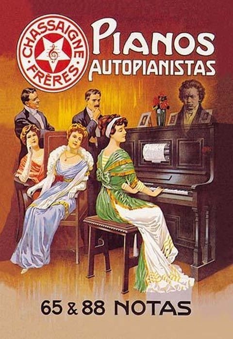 Pianos Autopianistas with Beethoven by A. Trub - Art Print