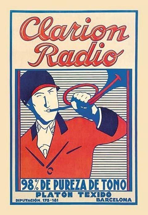 Clarion Radio by Anonymous - Art Print