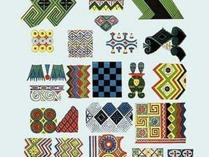 Patterns from Egyptian Ceilings by John Gardner Wilkinson - Art Print