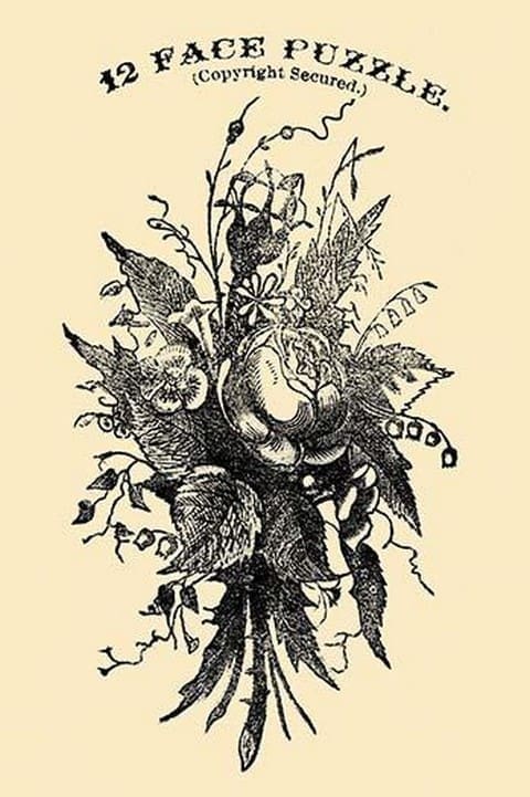 12 Face Puzzle by American Puzzle Co. - Art Print