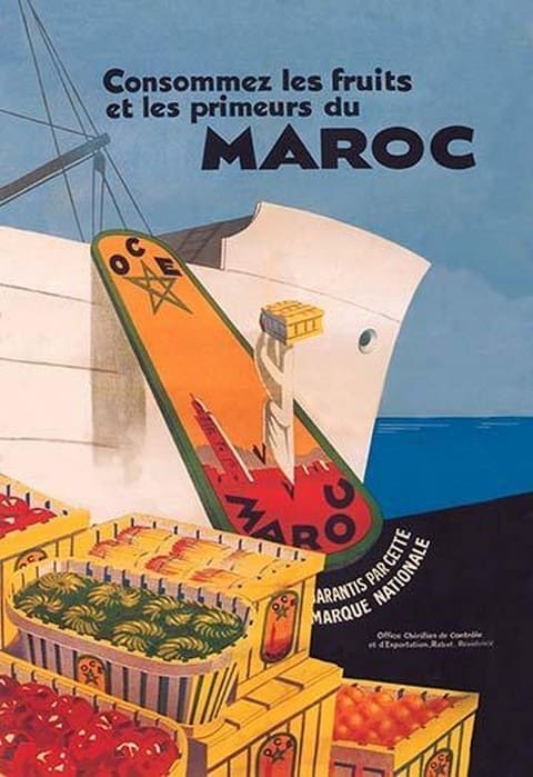 Eat the Fruit and Vegetable Products of Morocco - Art Print