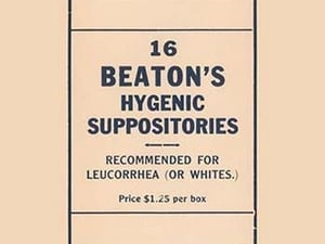 16 Beaton's Hygenic Suppositories - Art Print