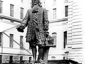 Statue of William Penn in Courtyard of City Hall