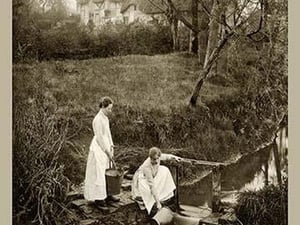 At Shotting Brook by James Leon Williams - Art Print