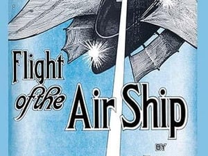 Flight of the Air Ship - Art Print