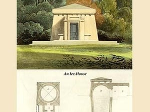 An Ice-House by J. B. Papworth - Art Print