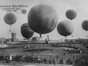 Balloon Race in Berlin Germany - Art Print